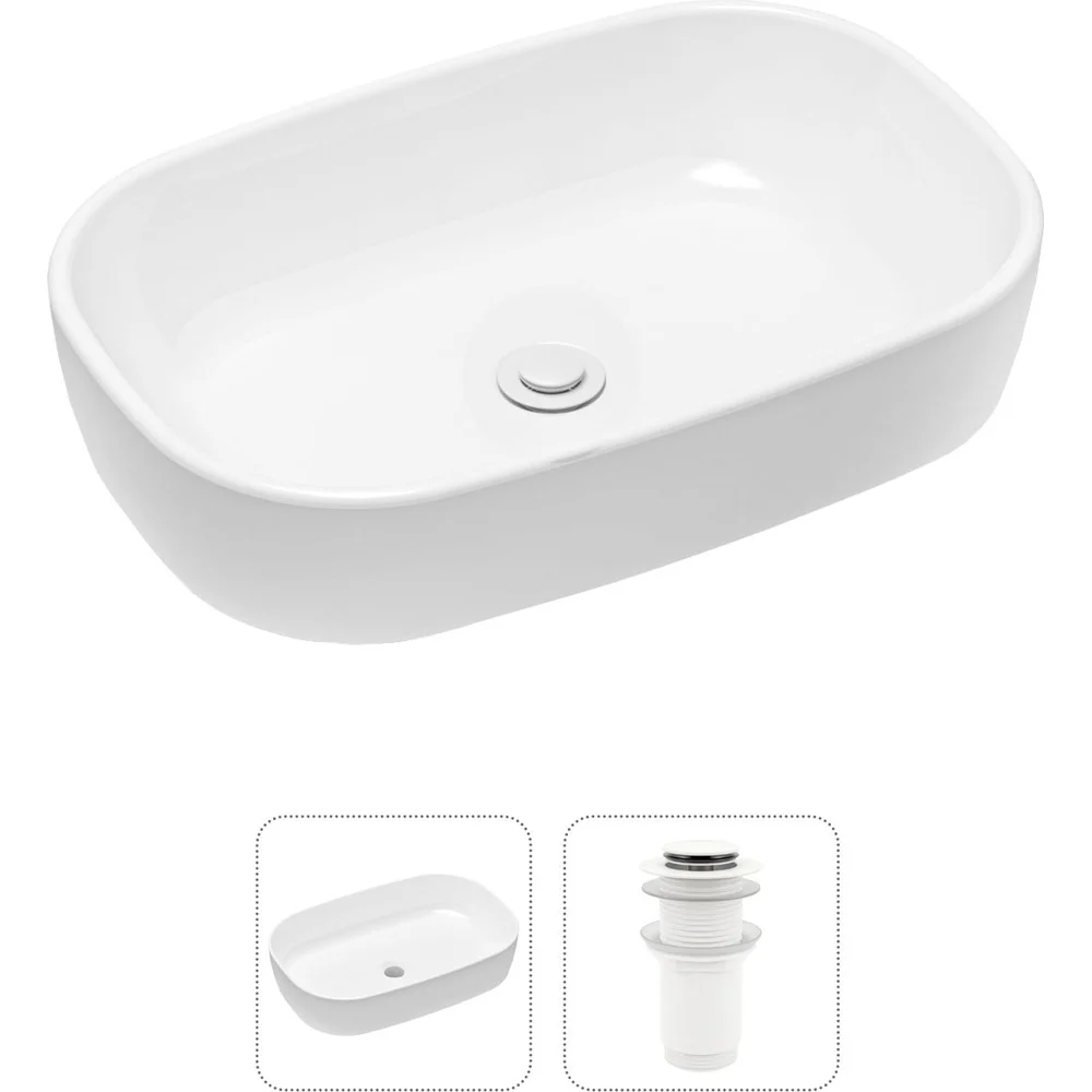 Накладная раковина для ванной Lavinia Boho Bathroom Sink Slim 21520806