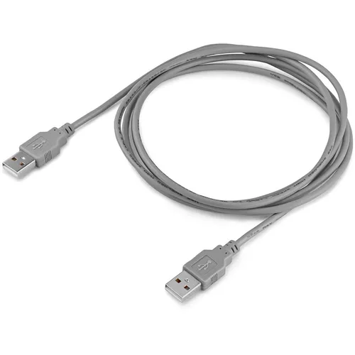 Кабель USB2.0 Buro USB A(m) - USB A(m), 1.8м, блистер, серый [bhp ret usb_am18]