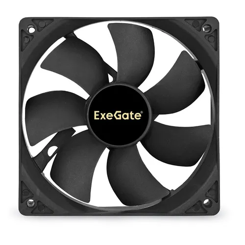 Вентилятор EXEGATE EX283387RUS 120мм, 3-pin, 1800об/мин, 28 дБ, черный, OEM