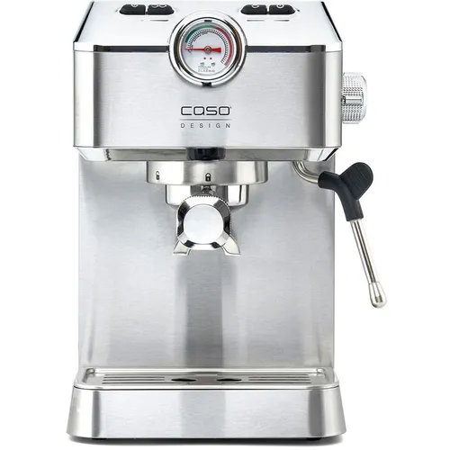 Кофеварка CASO Espresso Gourmet, рожковая, серебристый