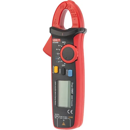 Клещи токоизмерительные UNI-T UT210D, измер.ток: переменный/постоянный [13-0008]