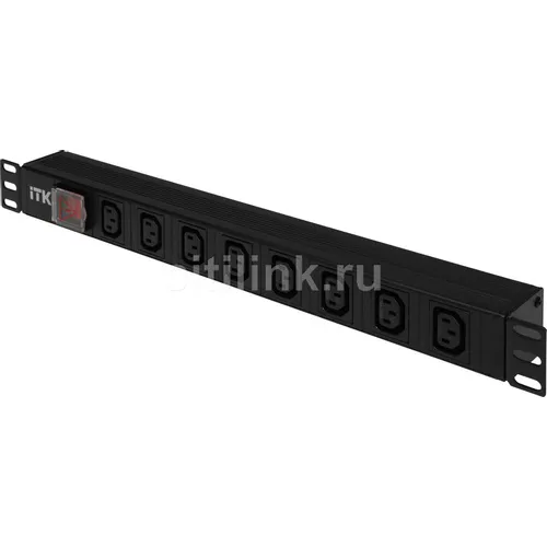 Блок распределения питания ITK PH12-8C133, горизонт.размещ., C13Х8, Тип вход. тока 10A