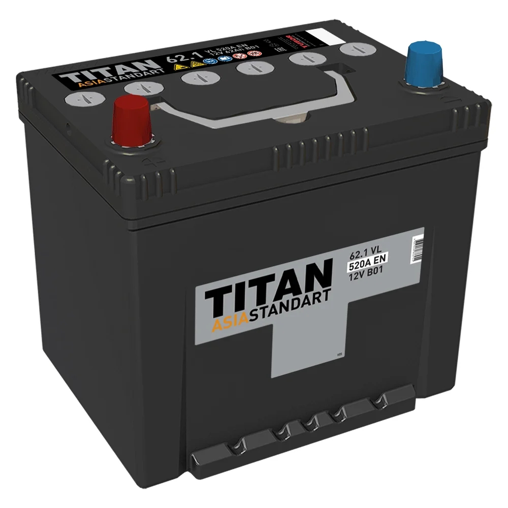 Аккумулятор TITAN ASIA STANDART 4607008886955