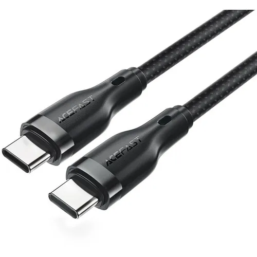 Кабель ACEFAST C8, USB Type-C (m) - USB Type-C (m), 1.2м, 3A, черный [af-c8-03-bk]