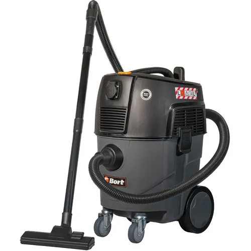 Строительный пылесос Bort BAX-1530M-Smart Clean, черный [93410020]