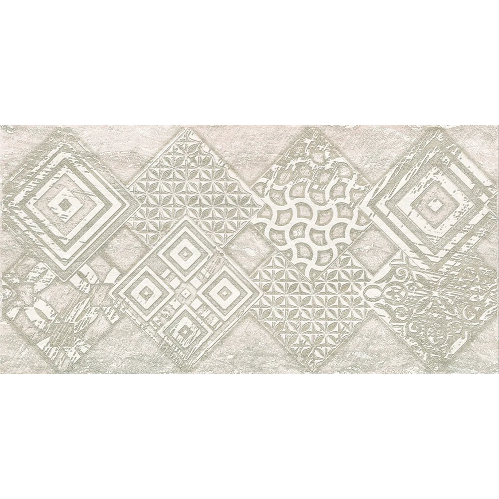 Декор Azori Ceramica 31.5x63 см, ascoli grey geometria 587132002
