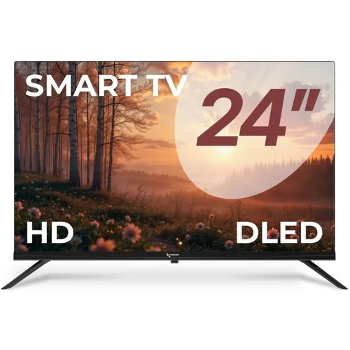 24" Телевизор Триколор P24HH302 HD, СМАРТ ТВ, Android, черный