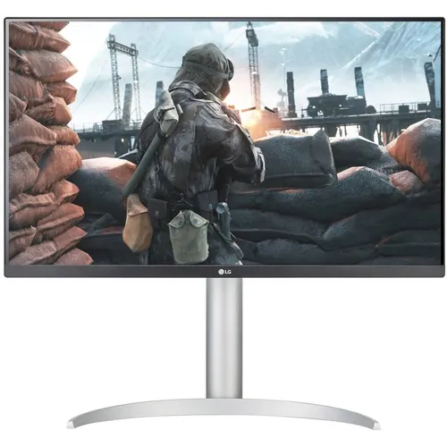 27" Монитор LG UltraFine 27UP650K-W, 3840x2160, IPS, 2хHDMI, 1хDP, черный и серебристый [27up650k-w.aruz]