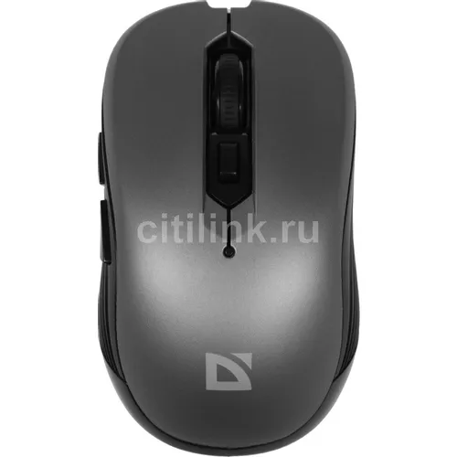 Мышь беспроводная Defender Gassa MM-105, радио, оптическая, USB, 1600dpi, серый [52104]