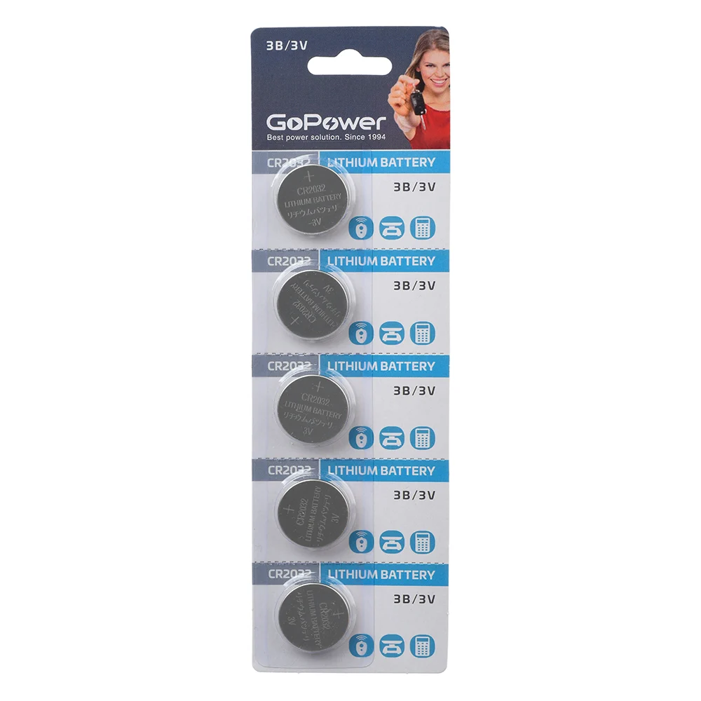 Батарейка GoPower CR2032 00-00015603