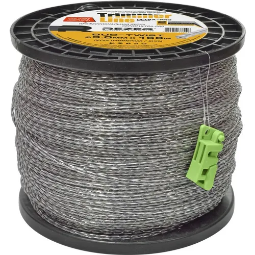Леска для садовых триммеров REZER Ultra-pro Duo-Twist, 3мм, 168м [03.007.00135]