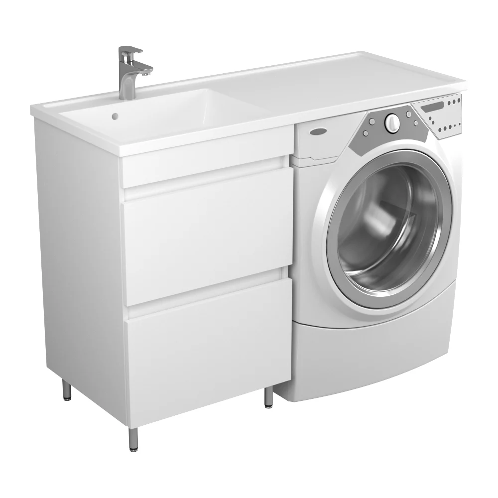 Тумба под раковину Magenta 1200 R/L и стиральную машину UNCORIA Магра 55 55545