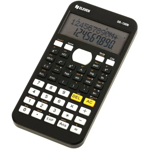 Калькулятор ELEVEN SR-135N, 10+2-разрядный, черный