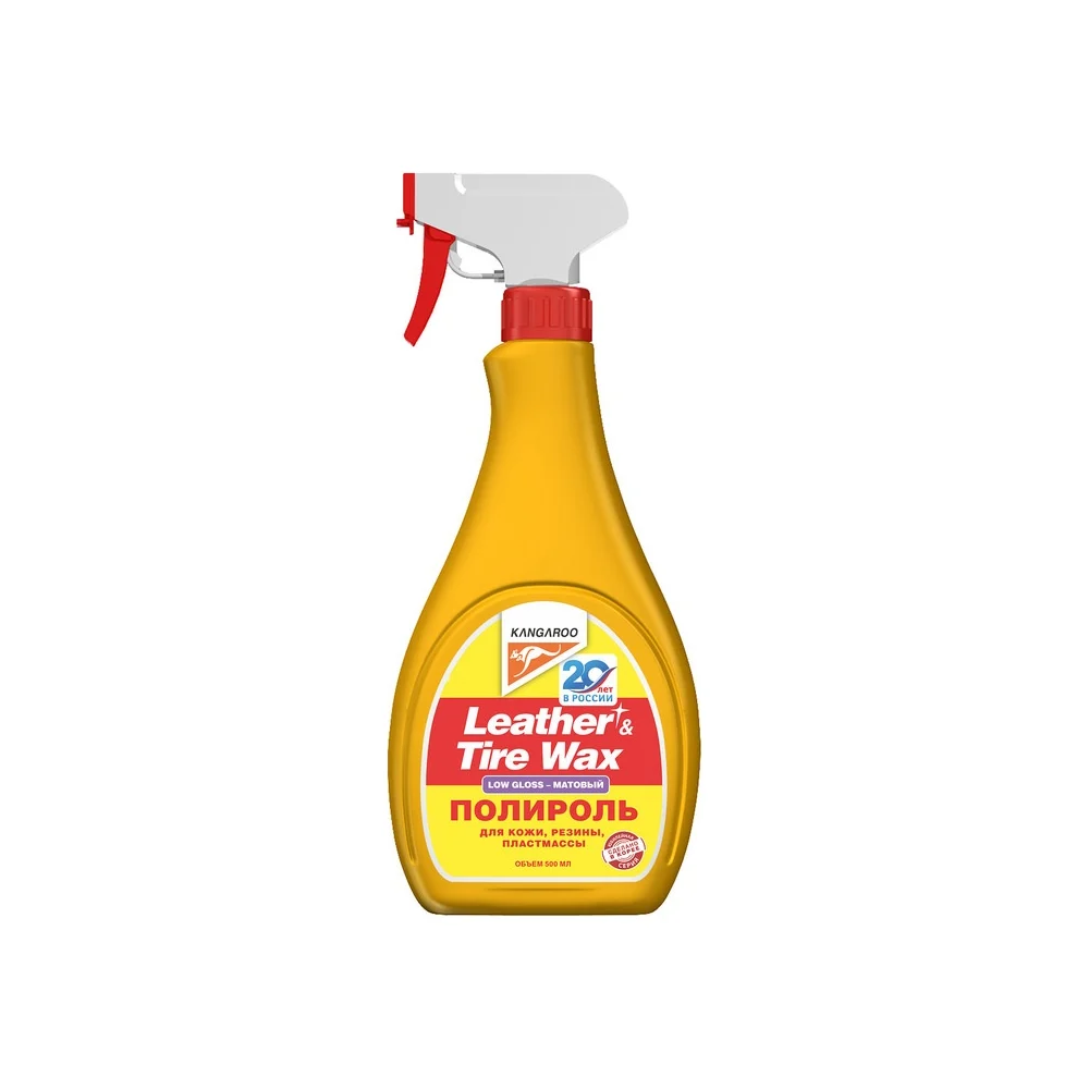 Матовый полироль KANGAROO Leather Tire Wax Low Gloss 330149 12489