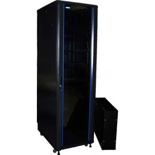 Шкаф коммутационный LanMaster TWT-CBB-27U-6X10-G1 напольный, стеклянная передняя дверь, 27U, 600x1000 мм