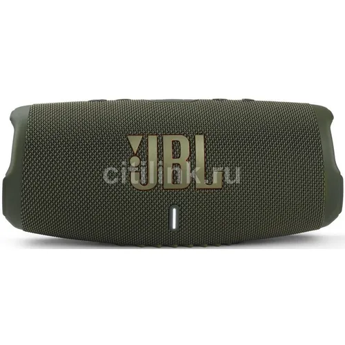 Колонка портативная JBL Charge 5, 40Вт, зеленый [jblcharge5grn]