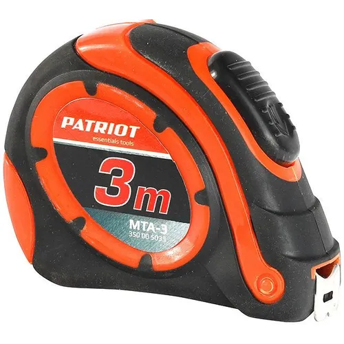 Рулетка строительная Patriot MTA 3, 3м x16мм, с автостопом [350005033]