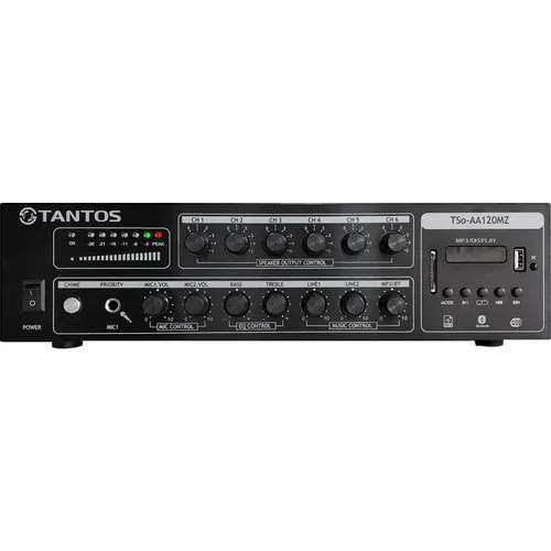 Усилитель TANTOS TSo-AA120MZ 120Вт черный [00-00025063]