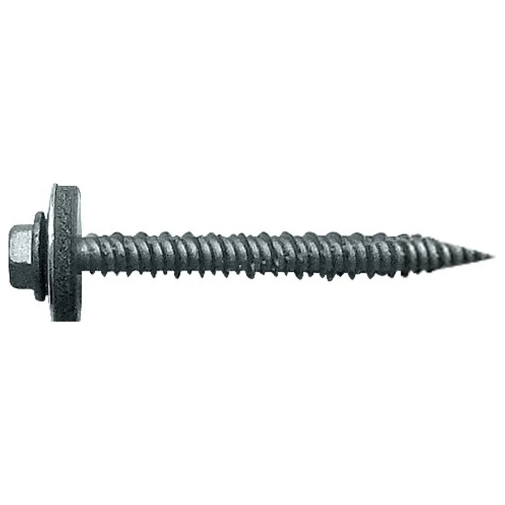 Винт по бетону Skreppro ScWp(EPDM)-6,3x55 Дакромет, 150 шт. 4680635460347