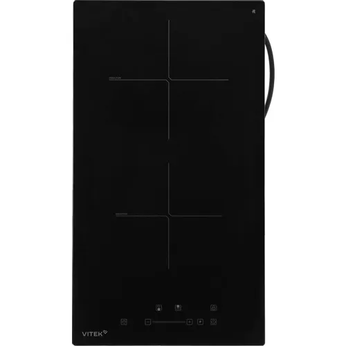 Индукционная варочная поверхность Vitek VHI3210, конфорок: 2 шт., стеклокерамика, зависимая, черный