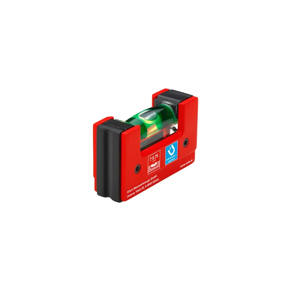 Компактный магнитный уровень SOLA GO Magnetic, 1 глазок, точн. 0,75 мм/м 01621101
