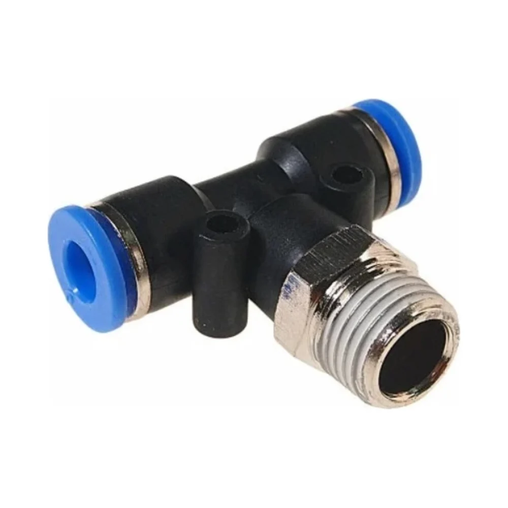 Цанговый Т-образный фитинг Pegas pneumatic 5501