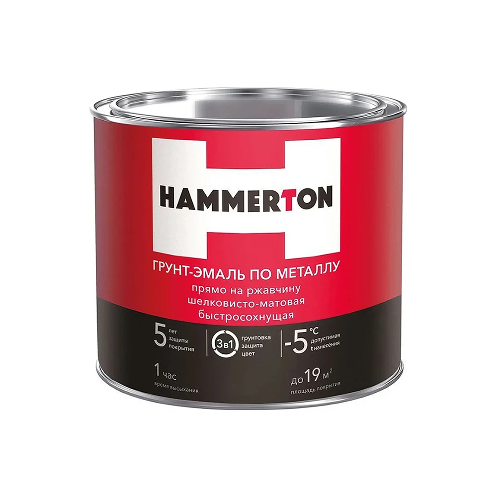 Грунт-эмаль по ржавчине HAMMERTON 205899