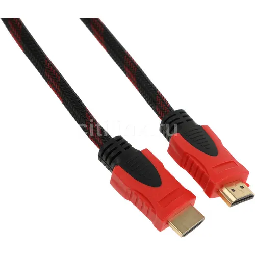 Кабель соединительный аудио-видео PREMIER 5-813R, HDMI (m) - HDMI (m), ver 1.4, 30м, ф/фильтр, черный/красный [5-813r 30.0]