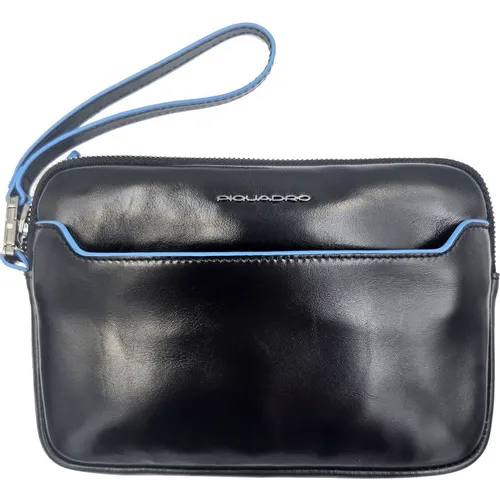 Клатч Piquadro Blue Square AC5946B2R/N черный кожа натуральная