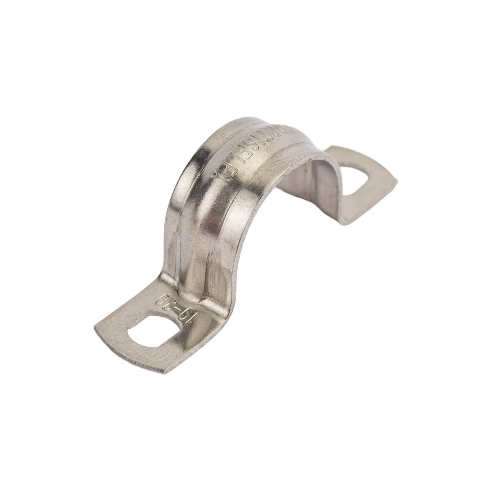 Металлическая двухлапковая скоба FORTISFLEX СМД INOX 80135
