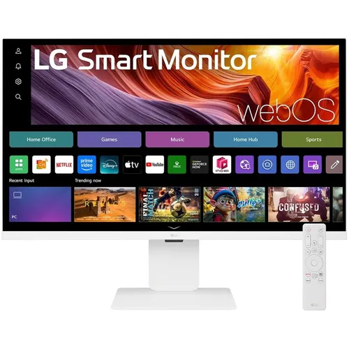 31.5" Монитор LG UltraFine 32U830SA-W, 3840x2160, IPS, 2хHDMI, белый [32u830sa-w.aruz]