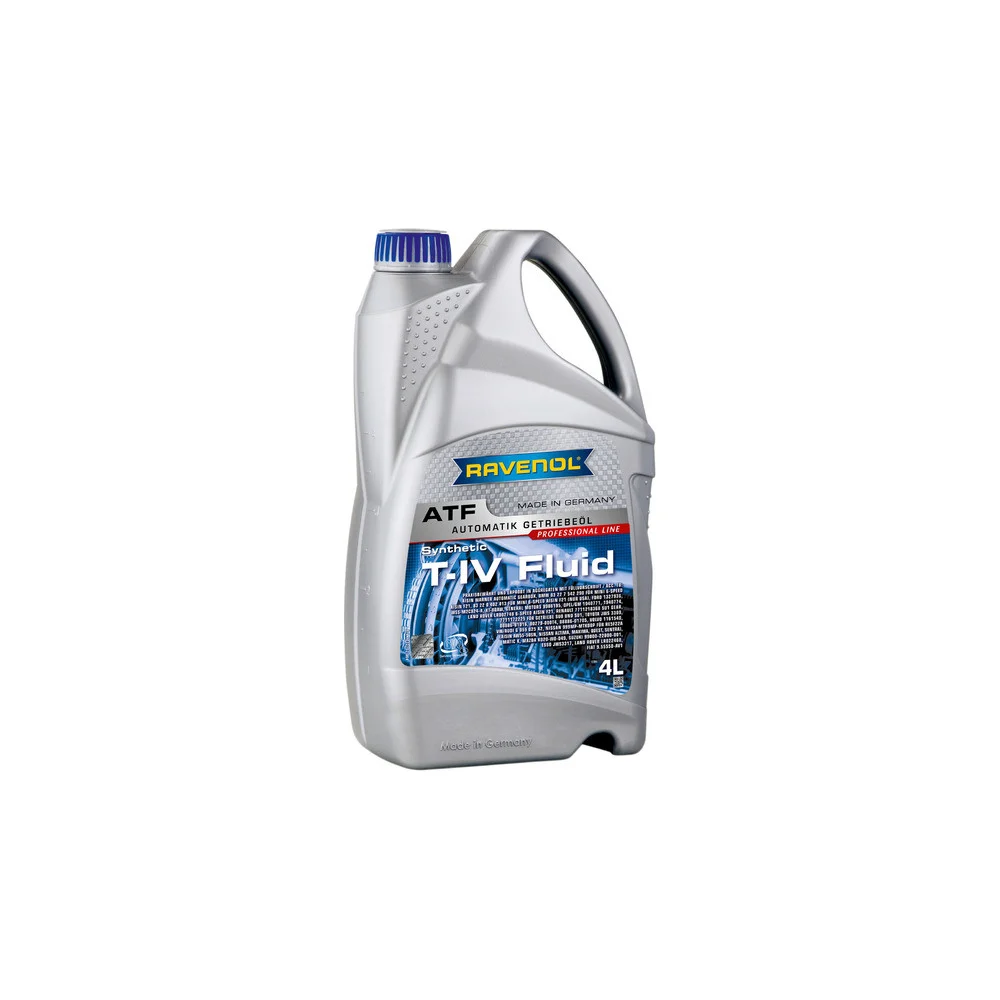 Трансмиссионное масло RAVENOL ATF T-IV Fluid 4 л, new 1212102-004-01-999