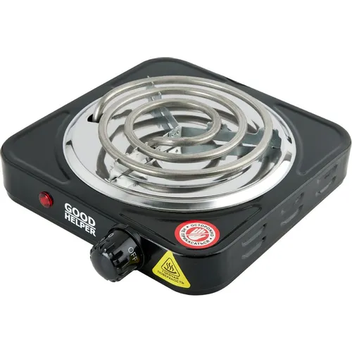 Настольная плита электрическая GOODHELPER ES-10T11, сталь, черный [gh-es10t11]