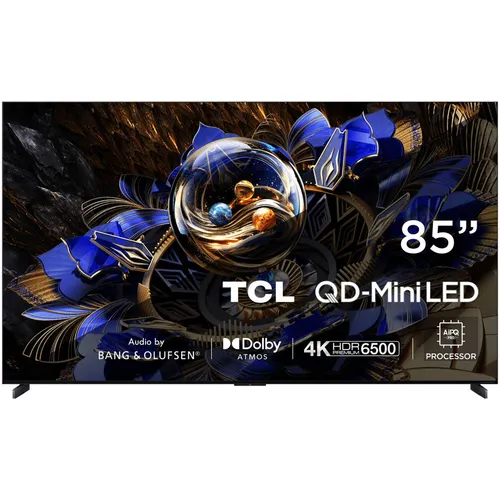 85" Телевизор TCL 85X11K QD-Mini LED QLED, 4K Ultra HD, СМАРТ ТВ, Google TV, черный