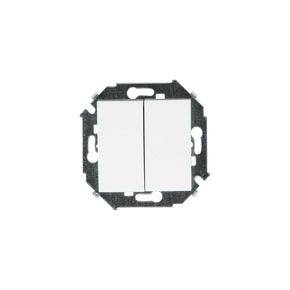 Двухклавишный проходной переключатель Simon 1591397-030