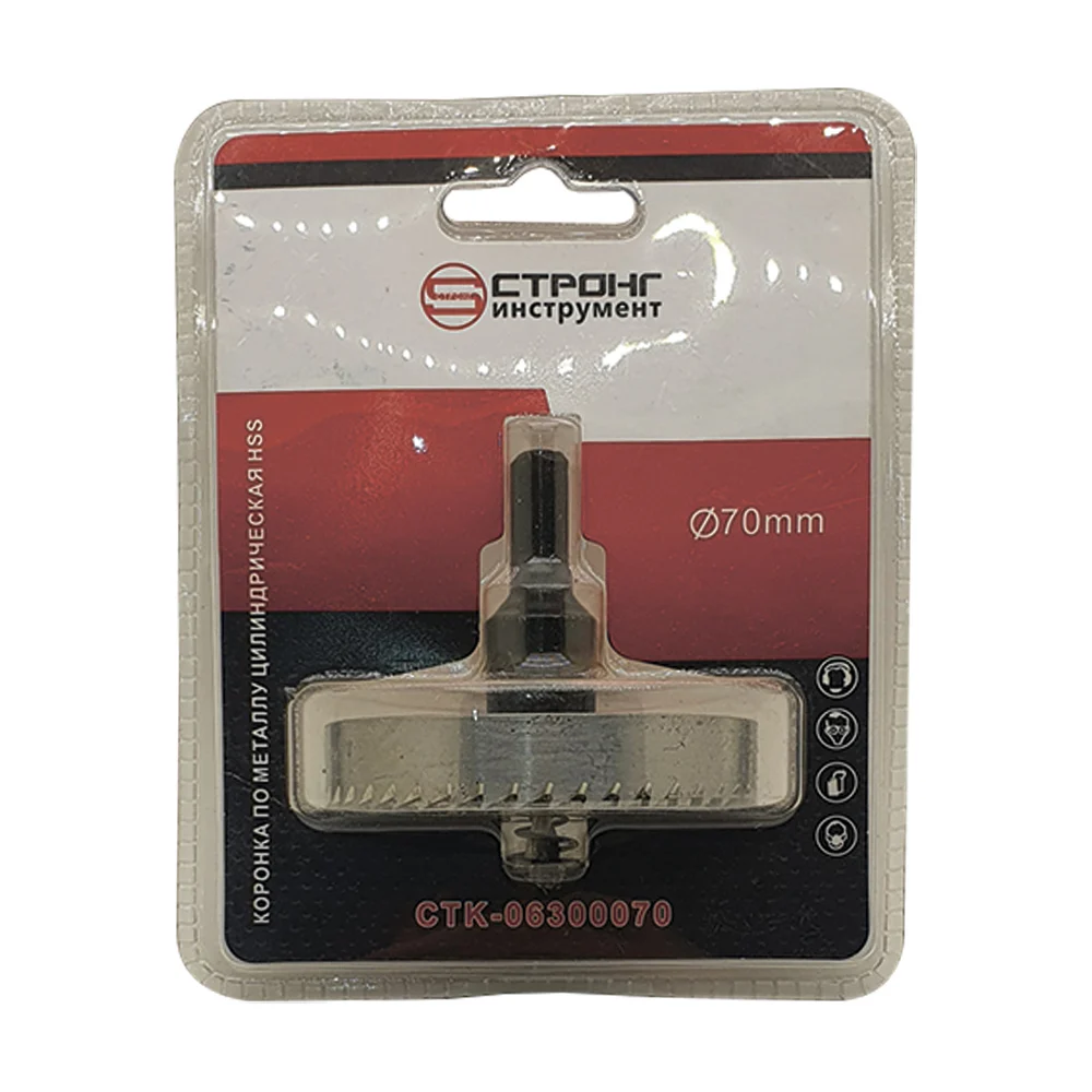 Стальная коронка по металлу Strong CTK-06300070