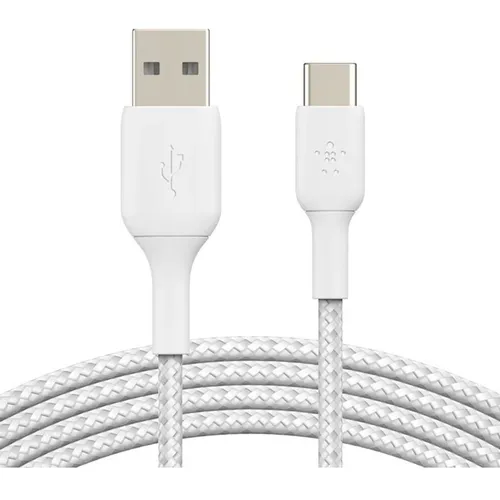 Кабель Belkin CAB002bt3MWH, USB Type-C (m) - USB (m), 3м, белый