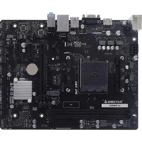 Материнская плата Biostar A520MHP 2.0, Socket AM4, AMD A520, mATX, Ret