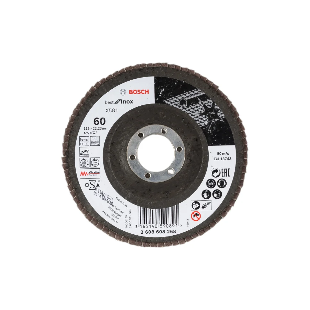 Лепестковый круг для УШМ Bosch Best for Inox 2608608268