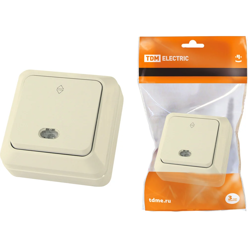 Переключатель TDM ELECTRIC Ладога SQ1801-0012