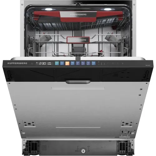 Встраиваемая посудомоечная машина KUPPERSBERG High-Tech GIM 6097, полноразмерная, ширина 59.8см, полновстраиваемая, загрузка 14 комплектов