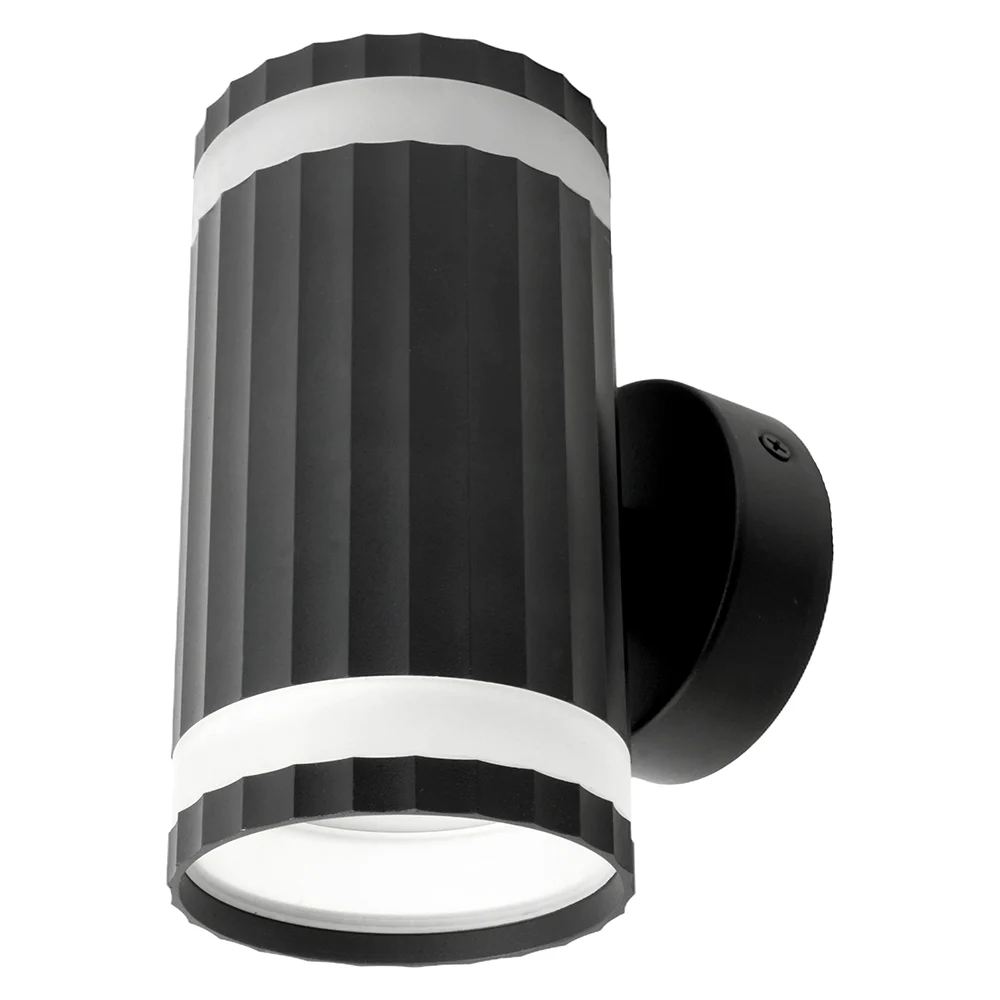 Настенный светильник FERON hl3690 olympus 12w, 230v, 2хgx53, чёрный ip20 48680