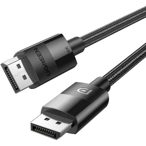 Кабель аудио-видео UGREEN DP114, DisplayPort (m) - DisplayPort (m), 1.5м, черный [80391]