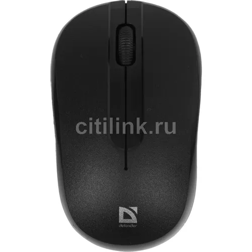 Мышь беспроводная Defender Datum MM-285, радио, оптическая, USB, 1600dpi, черный [52285]