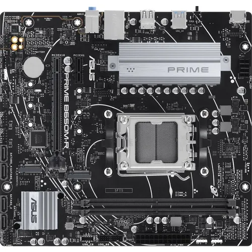 Материнская плата ASUS PRIME B650M-R, Socket AM5, AMD B650, mATX, Ret