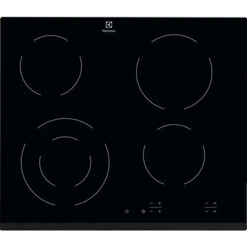 Электрическая варочная поверхность Electrolux EHF6241FOK, конфорок: 4 шт., стеклокерамика, независимая, черный