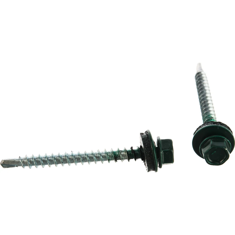 Саморез Tech-Krep 4,8х51 RAL6005 тёмно-зеленый 60 шт. 125558