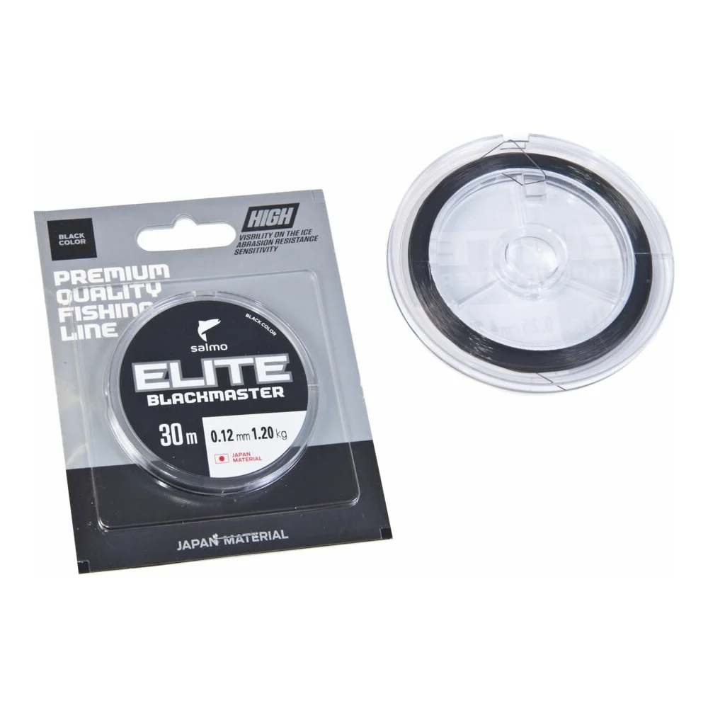 Зимняя монофильная леска Salmo Elite BLACKMASTER 030/012 4513-012