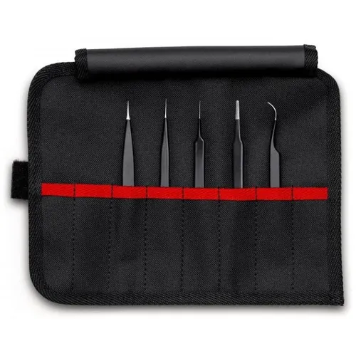 Набор пинцетов KNIPEX KN-920001ESD, 182грамм