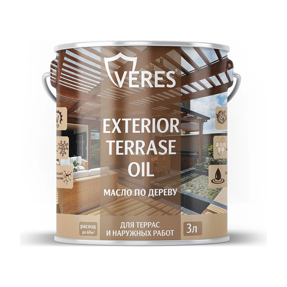 Масло для дерева VERES exterior terrase oil 255547